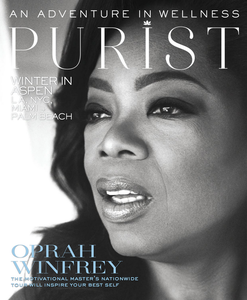 Oprah Winfrey on Purist Holiday 2019 Cover