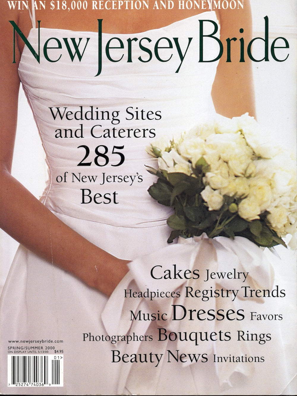 Cover of New Jersey Bride Magazine Spring/Summer 2000 Issue