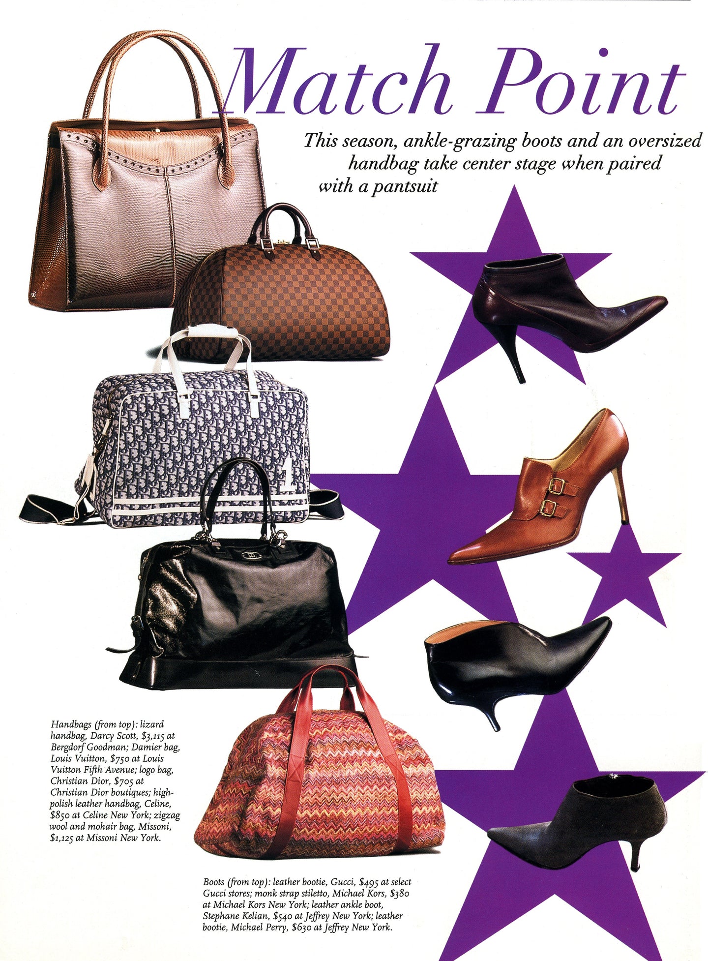 Match Point - Oversized Handbag Picks include Darby Scott's Harrison Two-Tone Lizard Tote