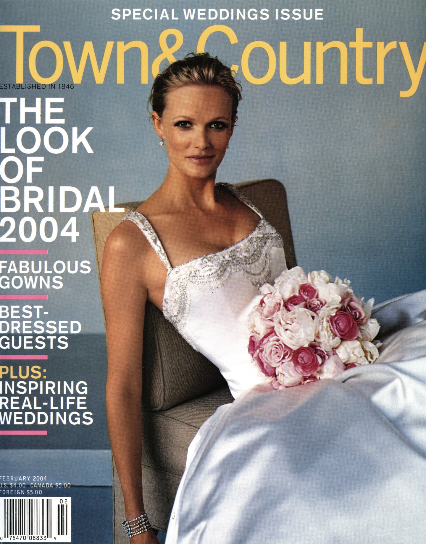 Cover of Town & Country Special Weddings Issue Februrary 004
