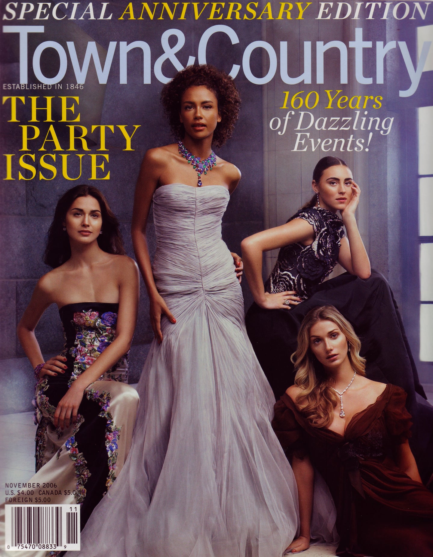 Town & Country Anniversary Edition November 2006 Cover - The Party Issue