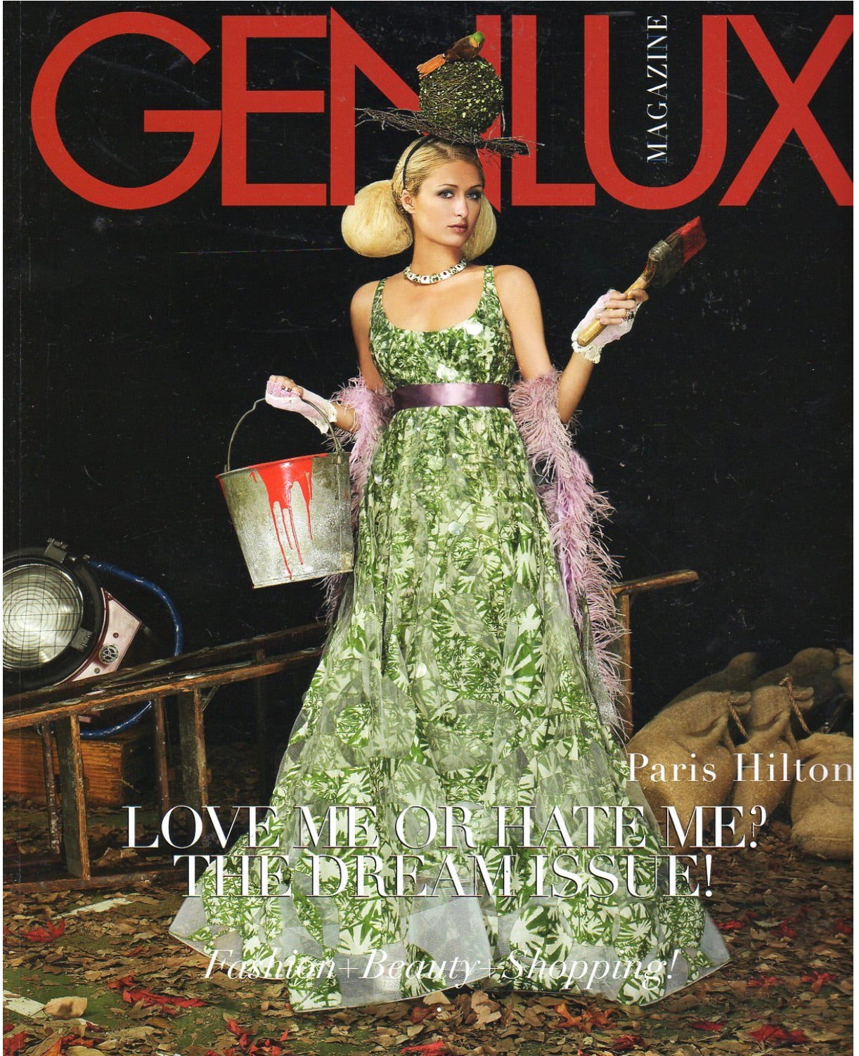 Paris Hilton on Cover of GenLux Magazine