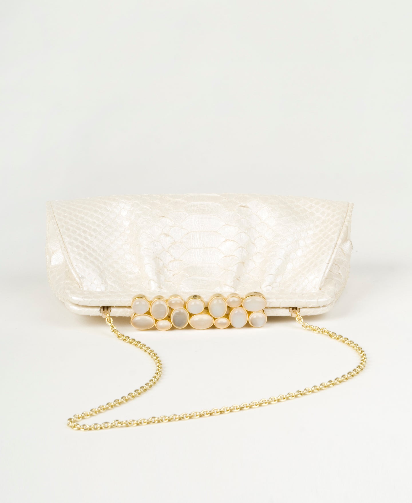 Python Clutch with Moonstone Toplock by Darby Scott