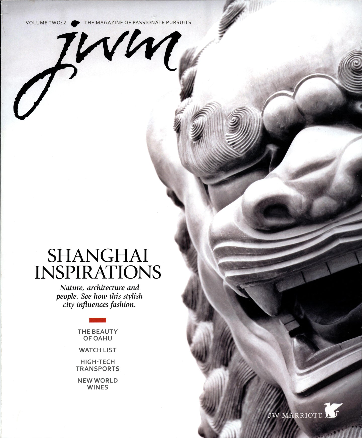 Cover of JW Marriott Magazein Volume Two