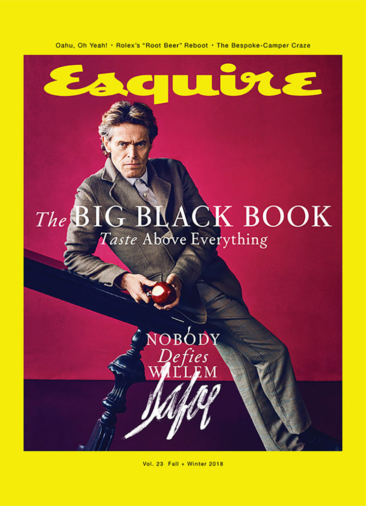 Esquire Big Black Book Fall 2018 Edition with Willem Defoe on the cover