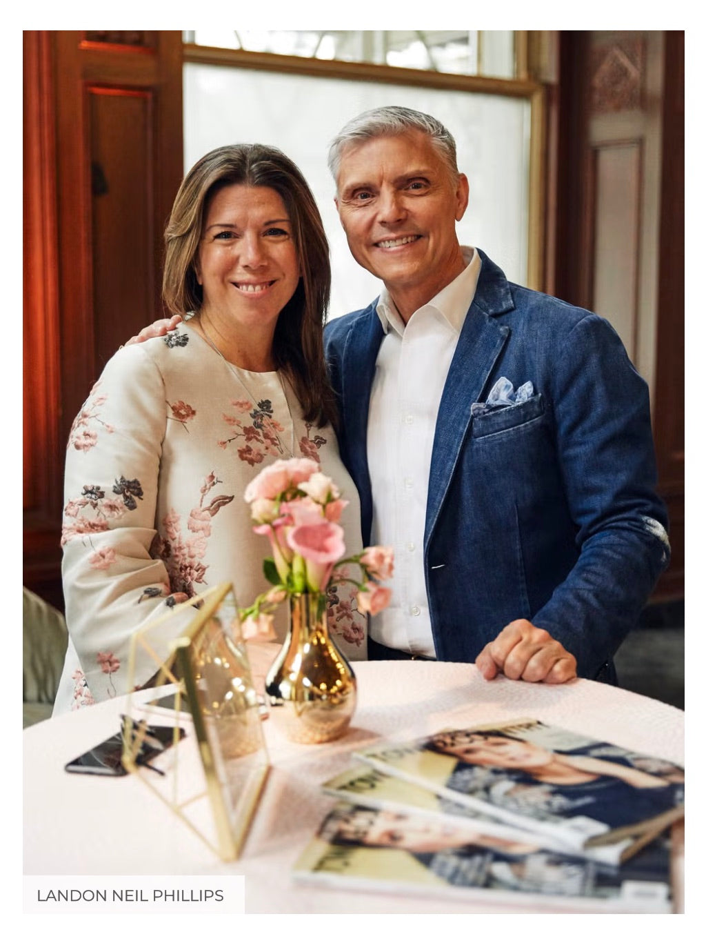 T&C's Editor in Chief Stellene and Event Planner David Monn - Photo Credit Landon Neil Phillips