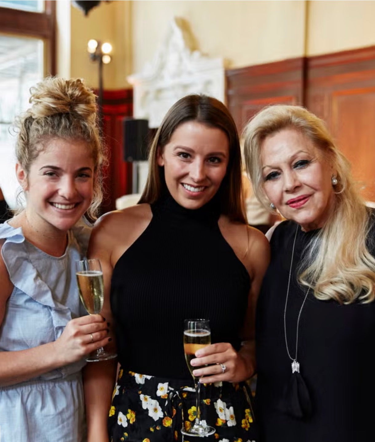 Future brides with wedding gown designer Ines di Santo - Photo Credit Landon Neil Phillips