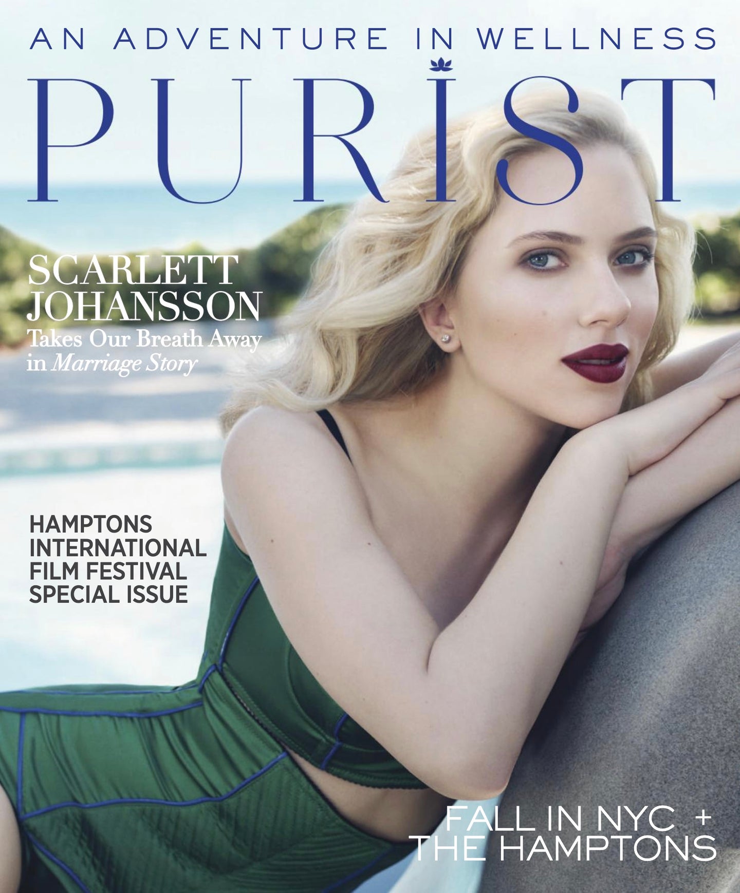 Cover of Purist Magazine Fall 019 Issue with Scarlett Johansson on cover