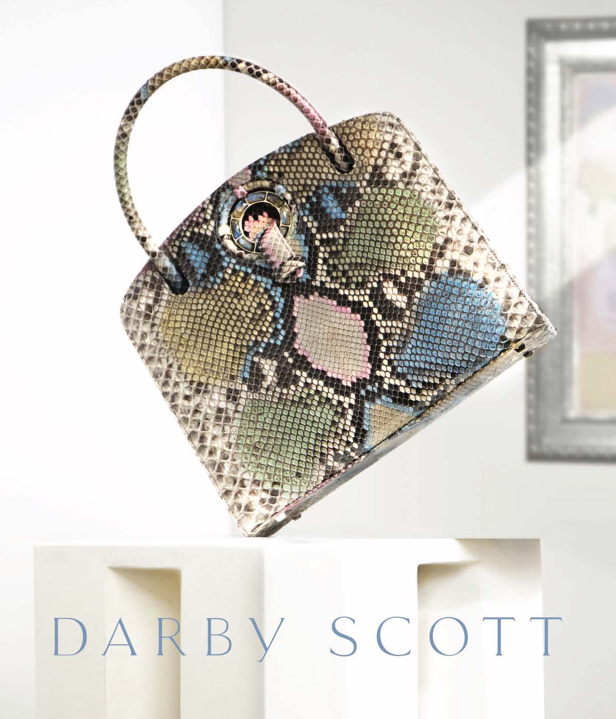 Annette Tote in Pastel Python by Darby Scott