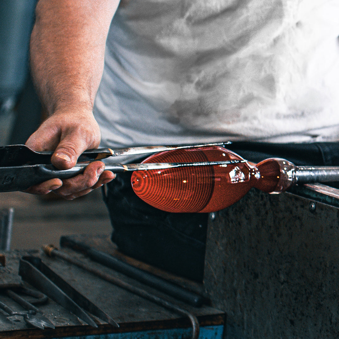 Blowing in progress for a mixing glass