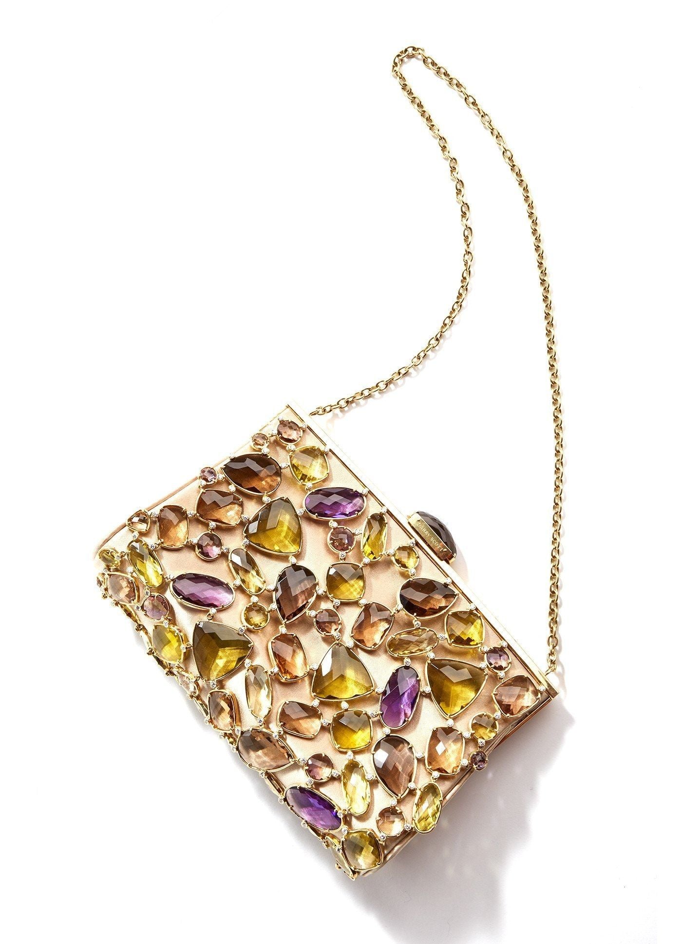 Jeweled Evening Handbag, 130 Gemstones & 225 Diamonds - Darby Scott