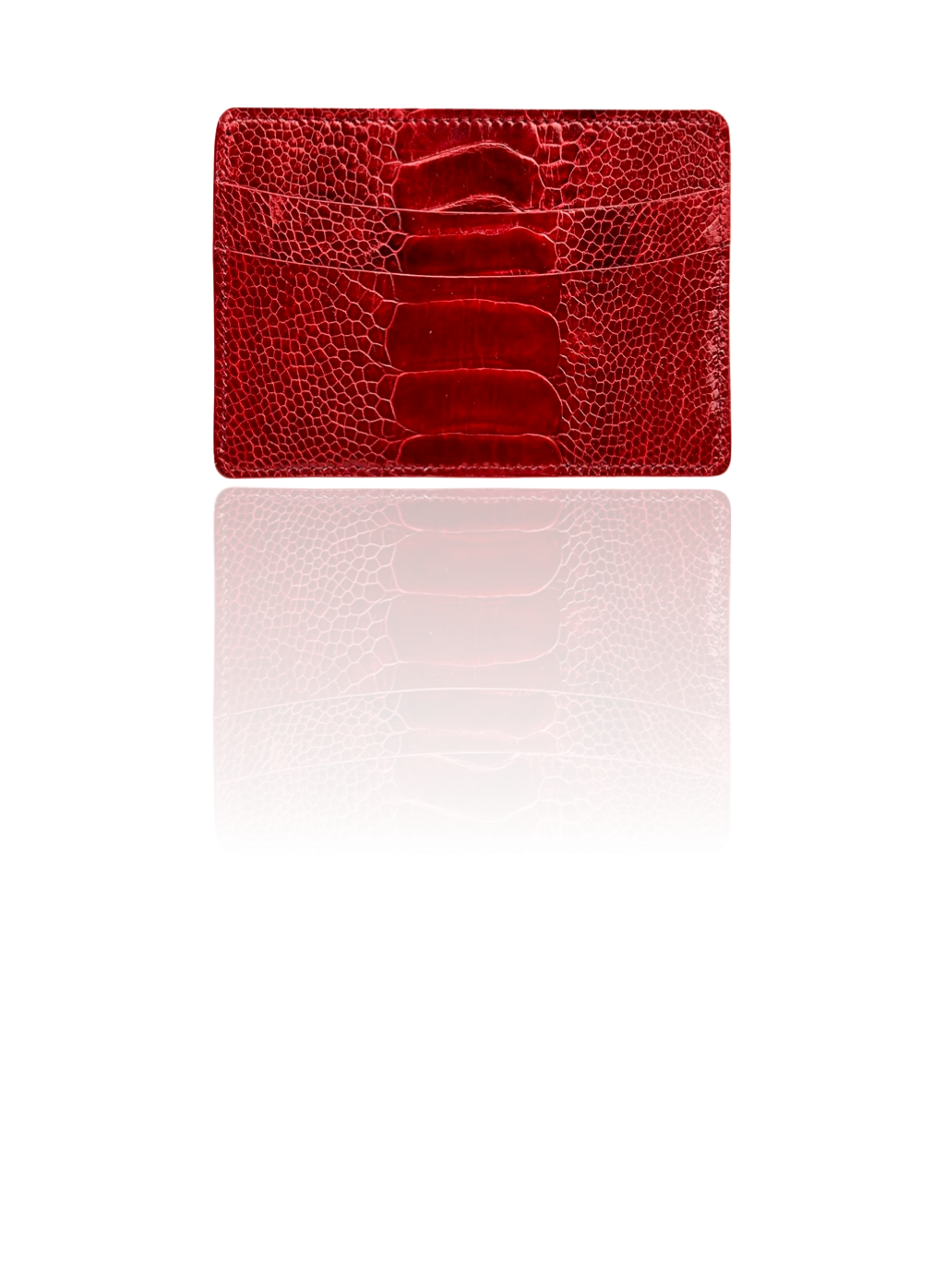Ostrich-Leg-Credit-Card-Case-Red-Darby-Scott