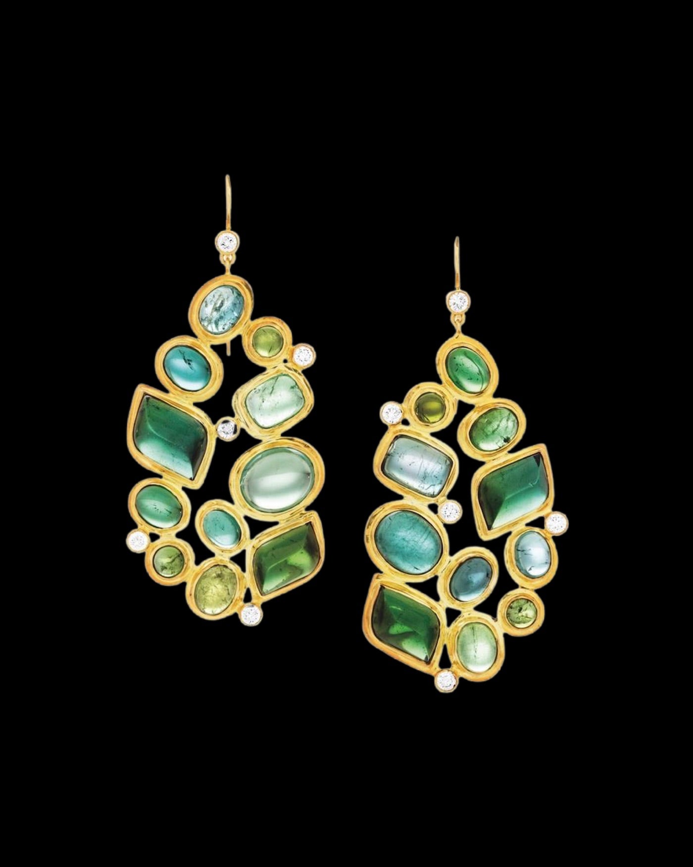 Green Tourmaline Earrings - Darby Scott