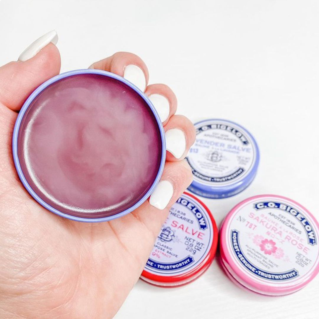 Rose salve in hand