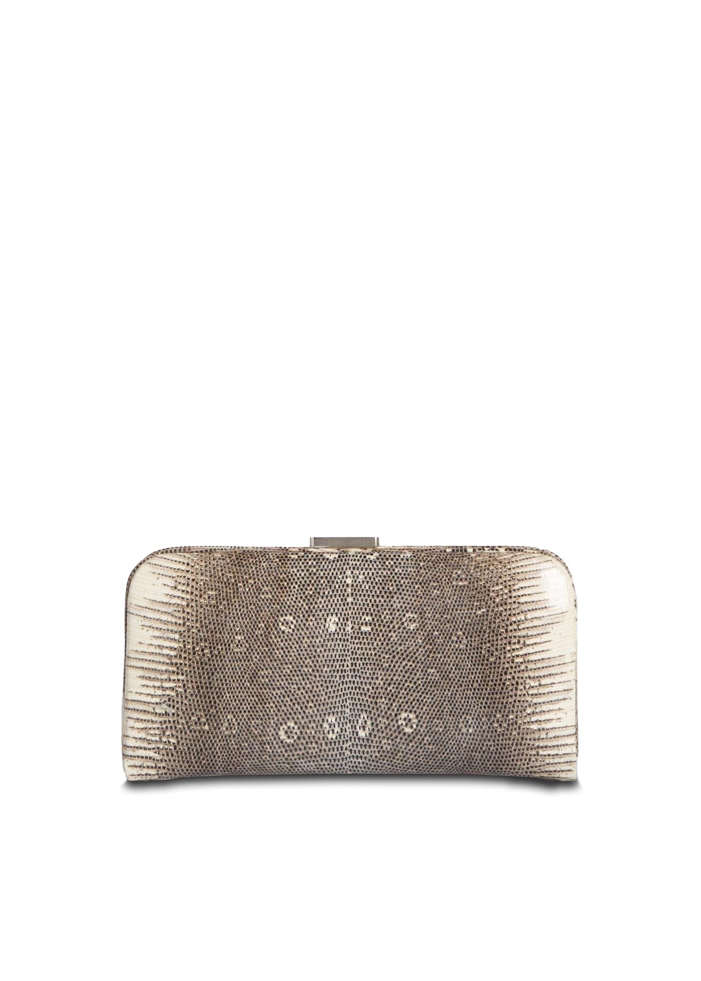 Natural Ring Lizard Slide Lock Wallet - Darby Scott
