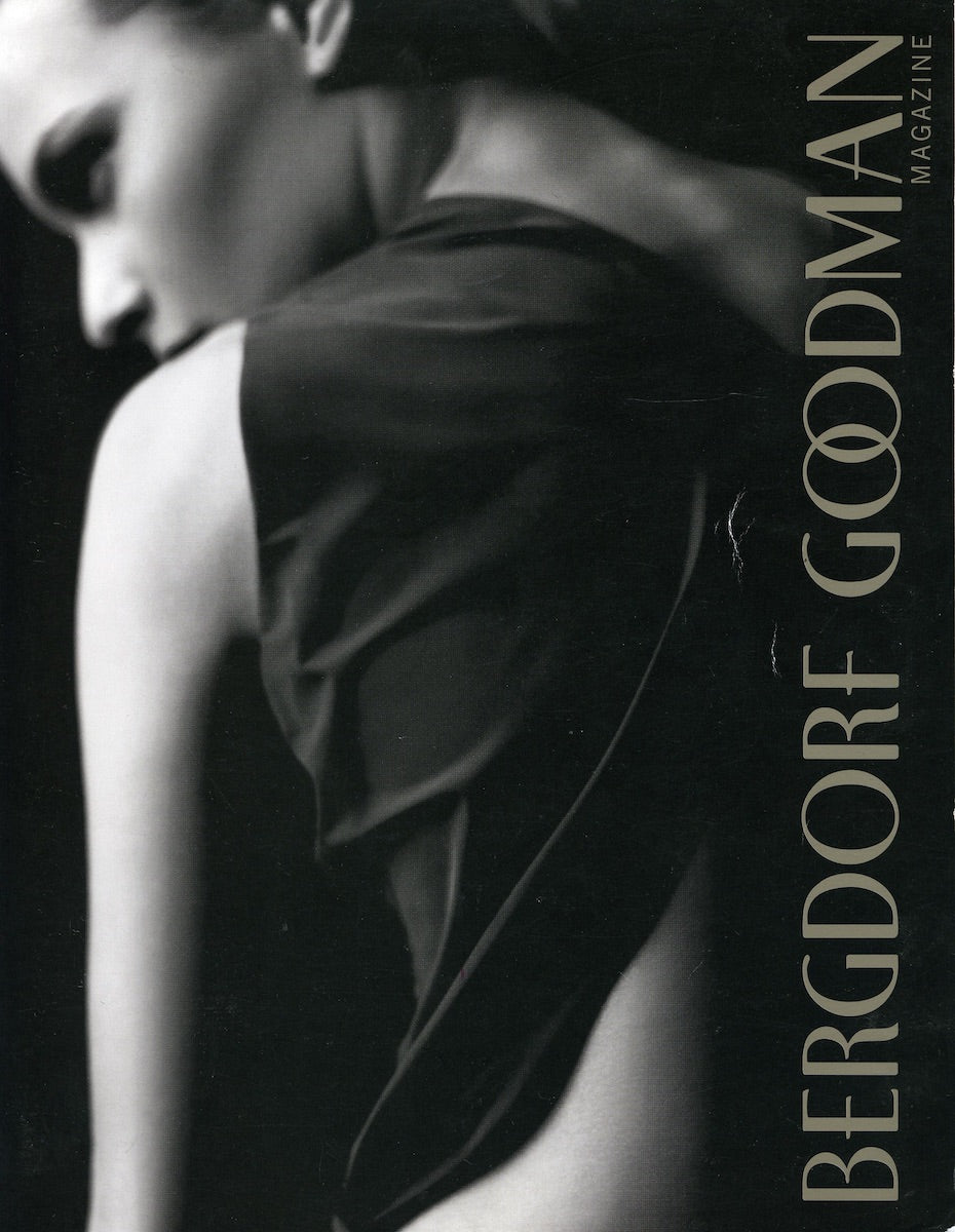 Model on Cover of Bergdorf Goodman Magazine