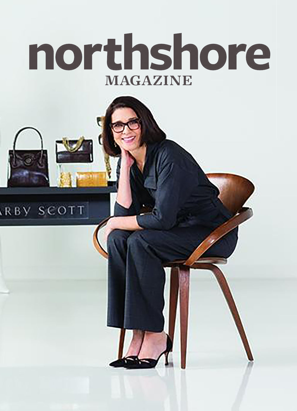 Designer Darby Scott on cover of North Shore magazine