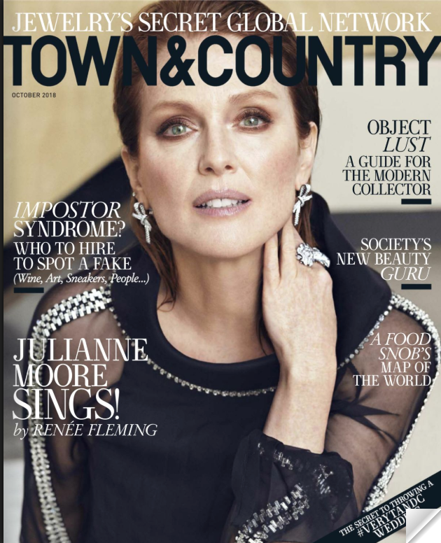 Town & Country Magazine Cover Oct. 2018