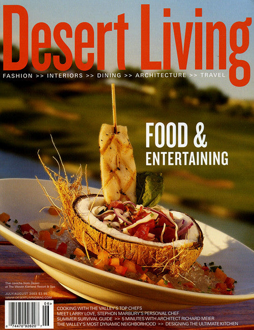 Cover of Desert Living Magazine July 2003
