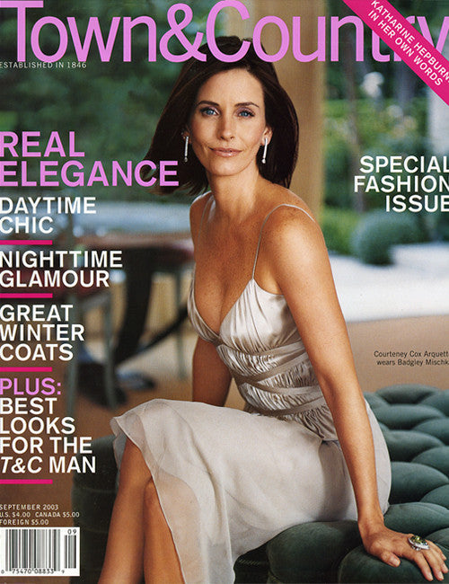 Cover of Town & Country September 2003 Magazine