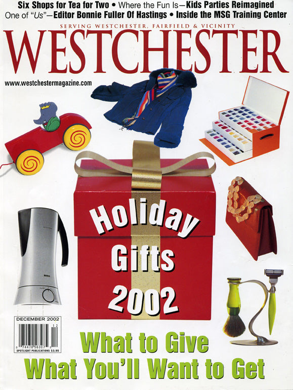 Cover of Westchester Magazine, December 2002 Edition