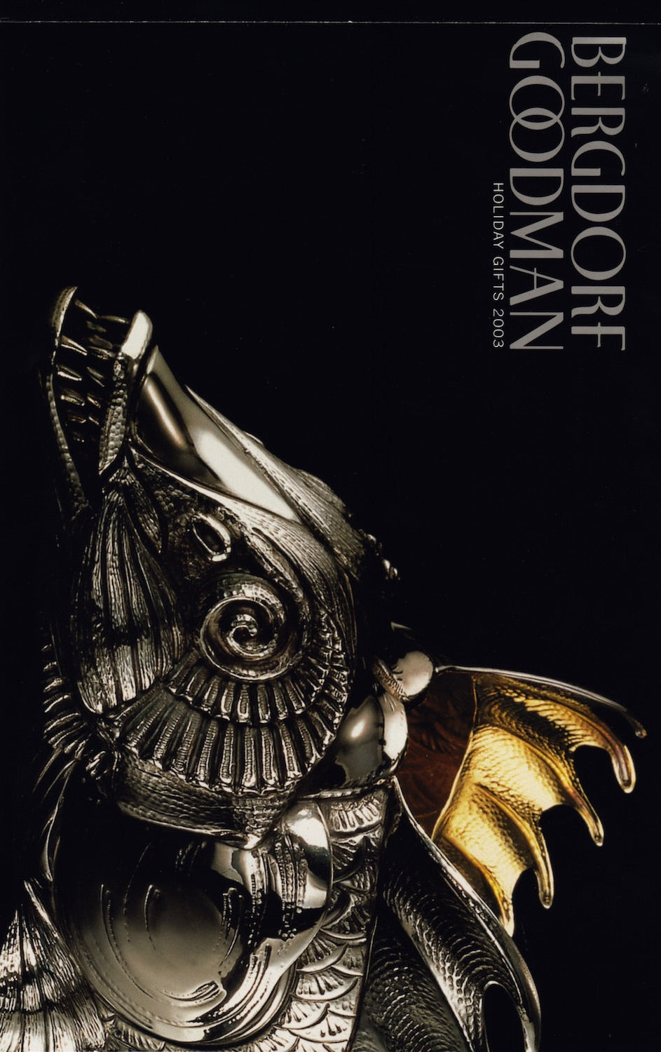 Cover of Bergdorf Goodman Holiday Catalog 2003 