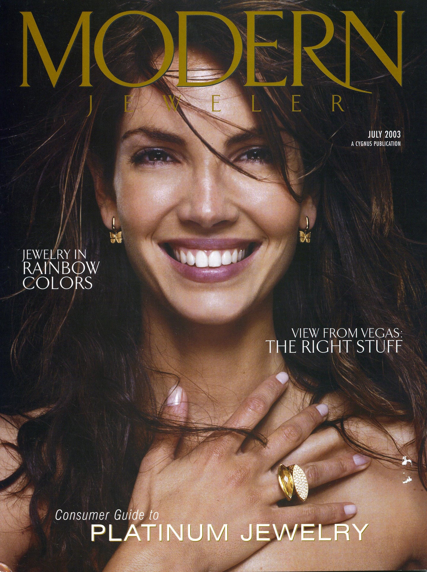 Modern Jeweler July 2003 Cover 