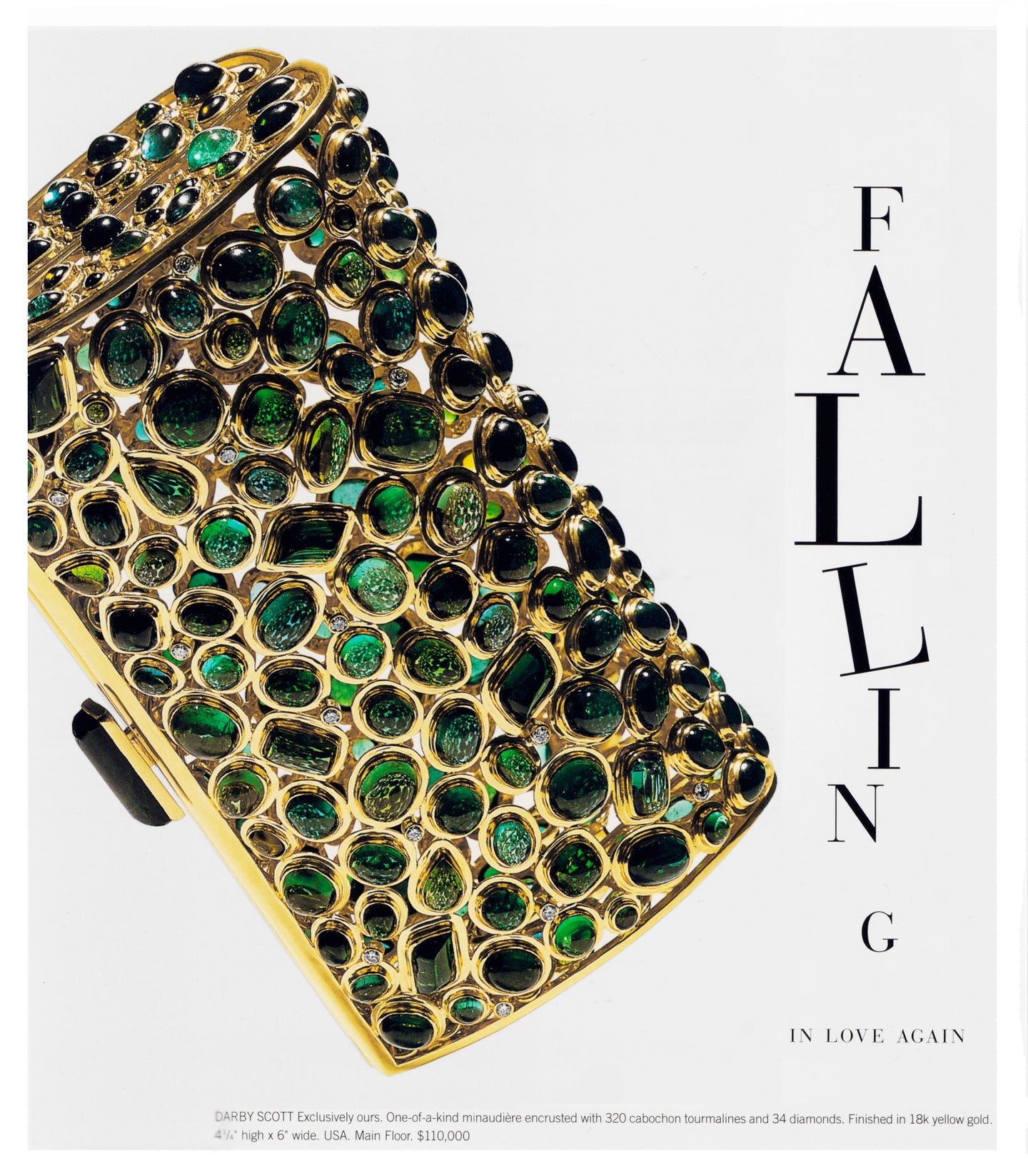 Falling in Love Again with Darby Scott's Tourmaline & Diamond Encrusted Minaudiere 