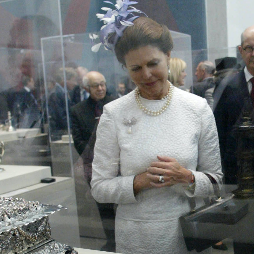 Queen Silvia of Sweden at the National Gallery of Canada, Ottawa 