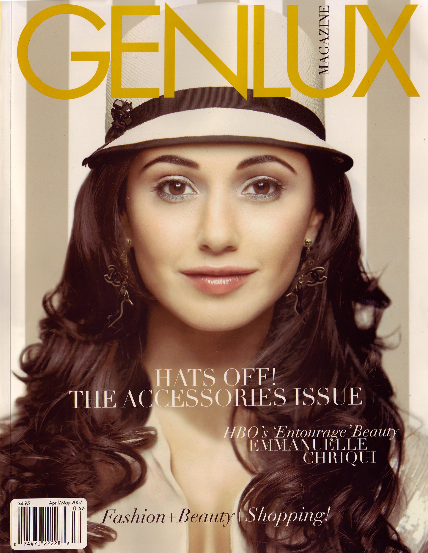 Emmanuelle Chriqui on the Cover of GenLux Magazine April 2007