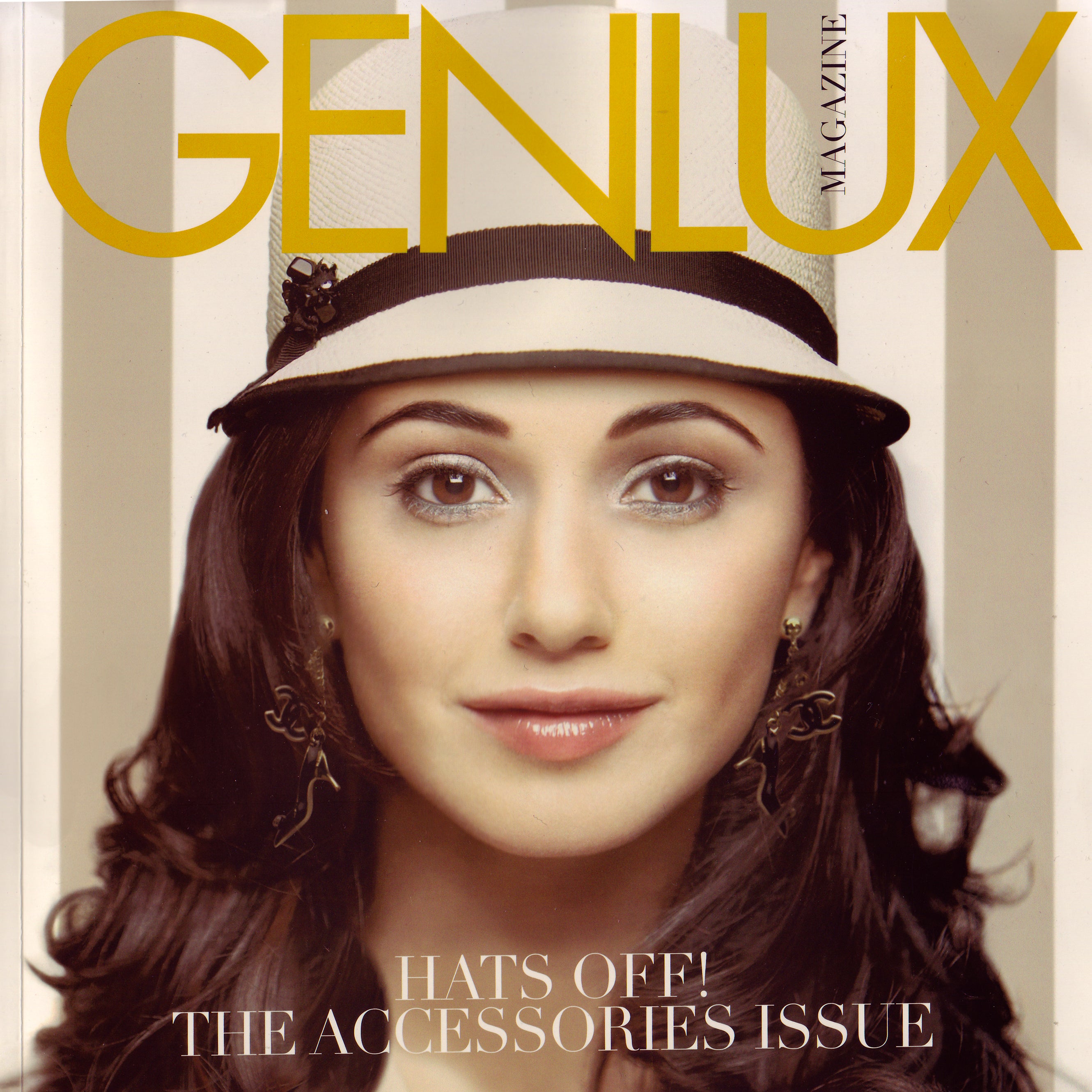 Emmanuelle Chriqui on the Cover of GenLux Magazine April 2007