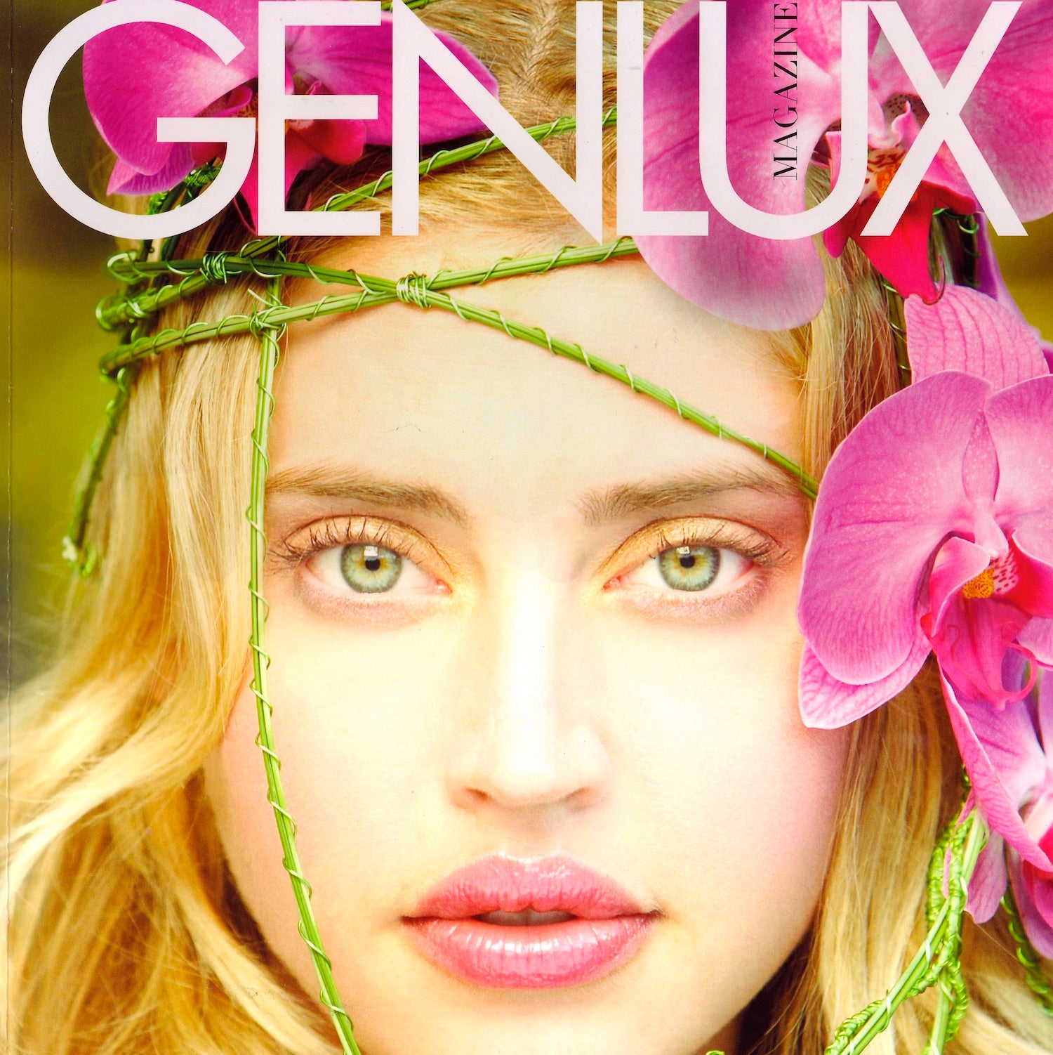GenLux Magazine February 2007 Cover with Estella Warren - Spring Fashion 