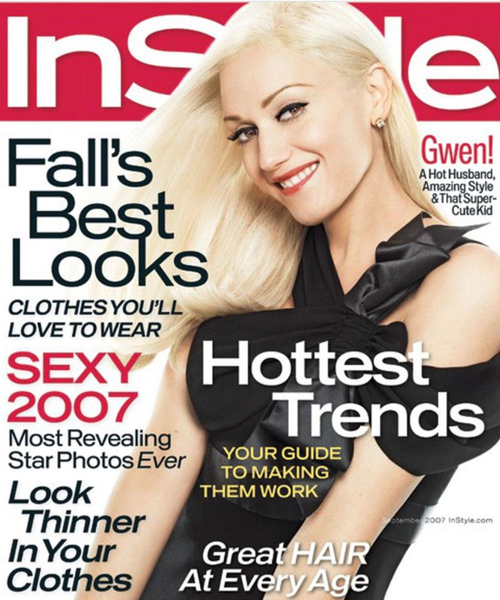 InStyle Magazine Sept 2007 Issue With Gwen Steffani 