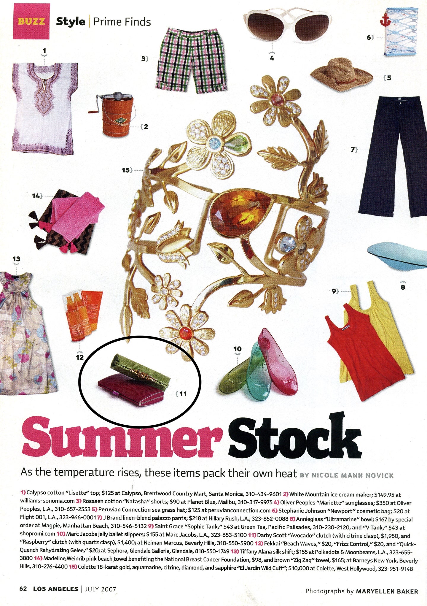 LA Mag BuZZ Style Prime Finds include Darby Scott Box Wallet and Minaudière 