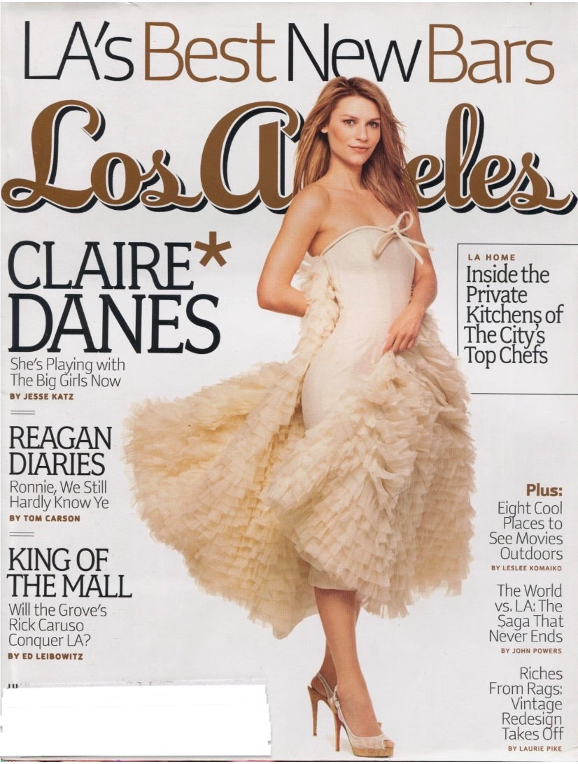 Los Angeles Magazine Cover July 2007 Claire Danes