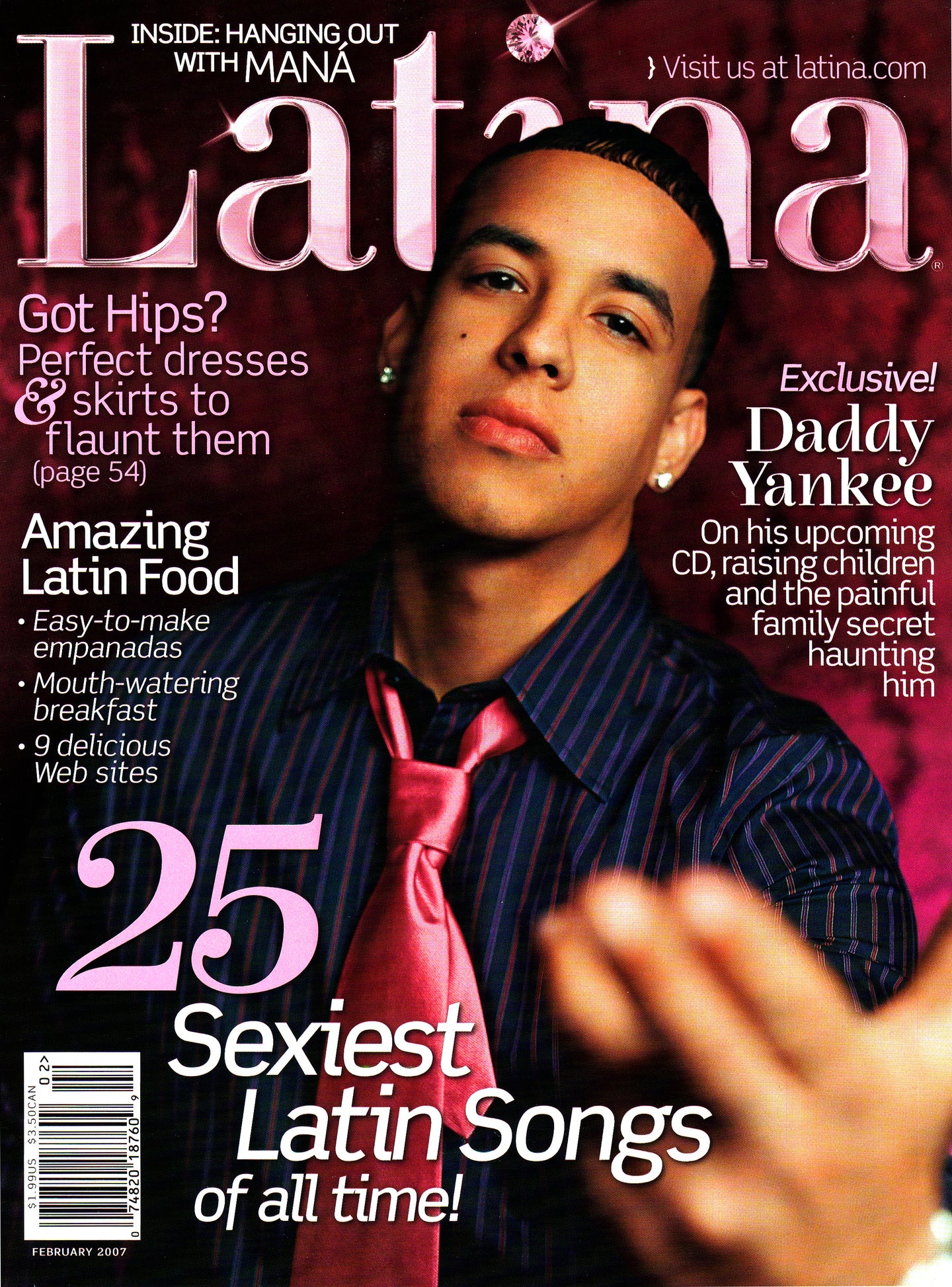 Cover of Latina Magazine February 2007 Edition
