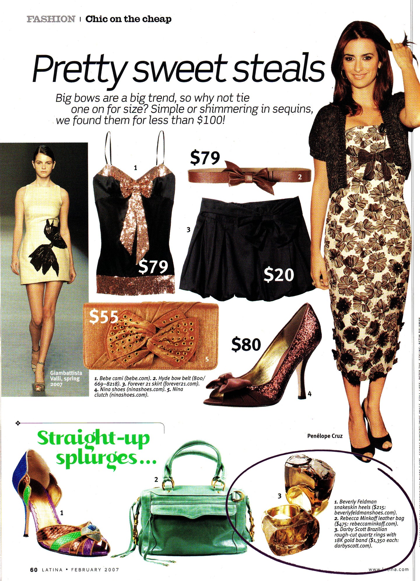 Latina Fashion Picks - Stright-up plurges include Darby Scott's Brazilian Rough-Cut Quartz Rings 