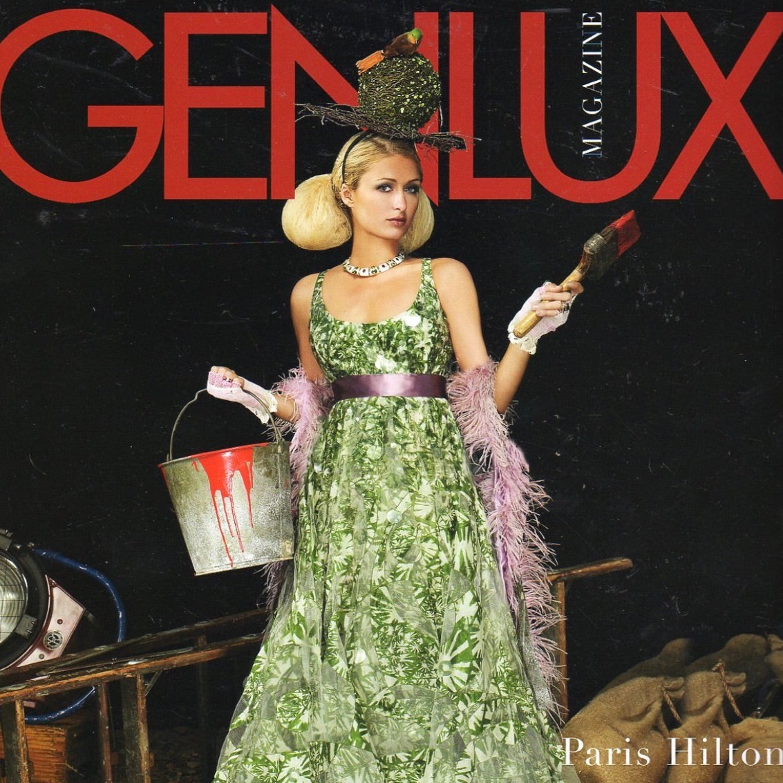 Paris Hilton on Cover of GenLux Magazine