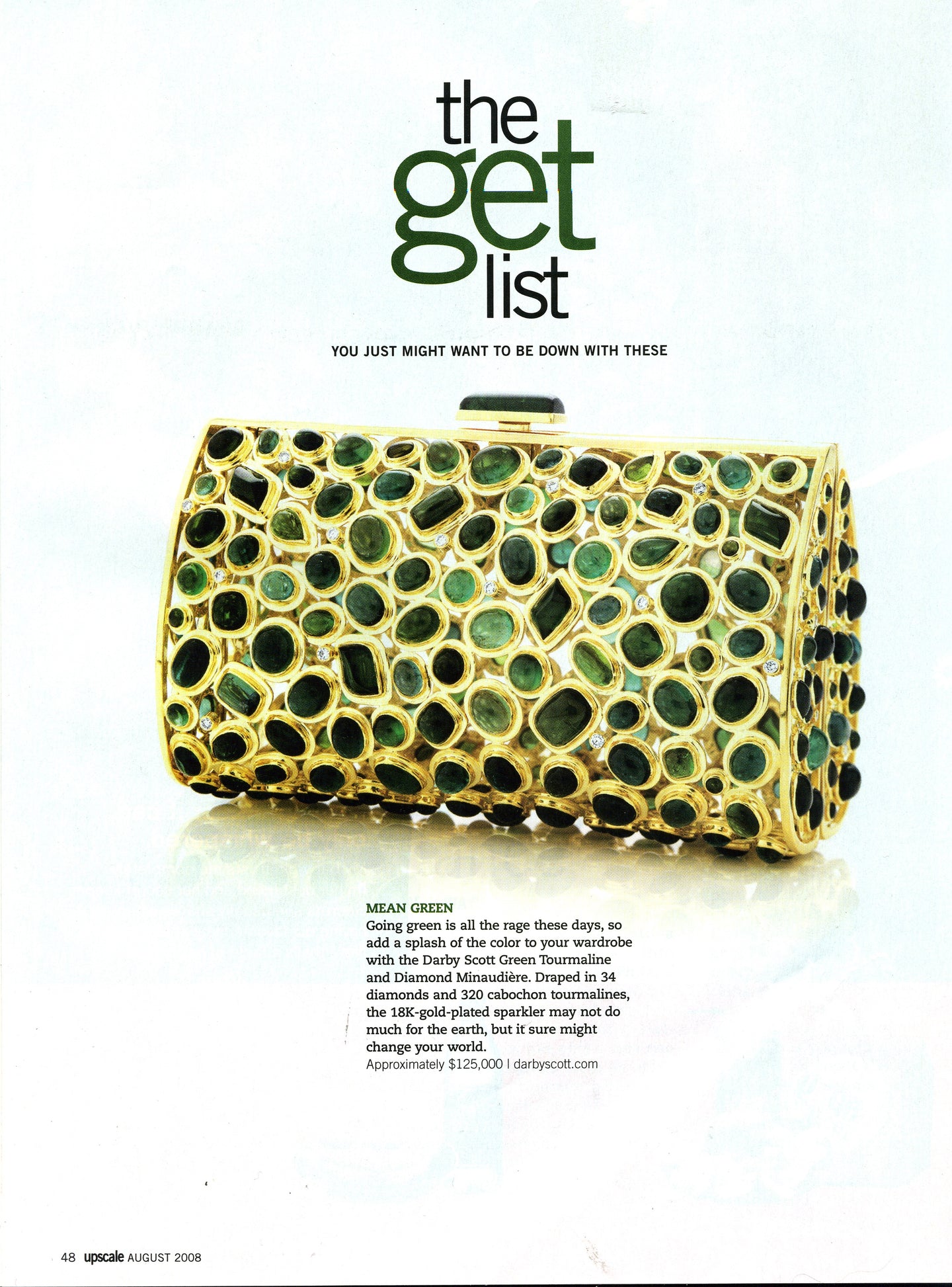 Tourmaline & Diamond Minaudière - Darby Scott 