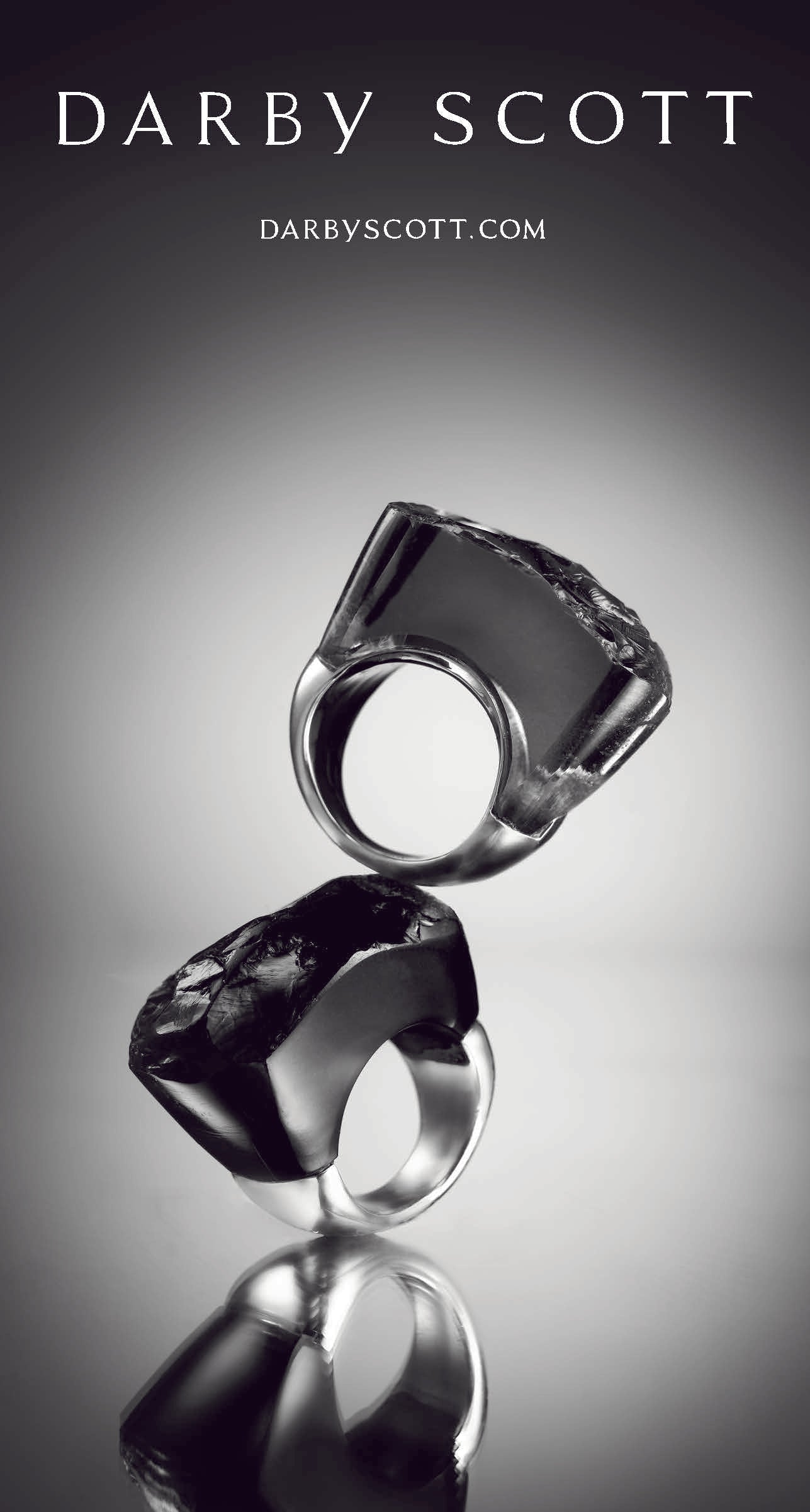 Rough Cut Smokey Topaz Cocktail Ring - Darby Scott