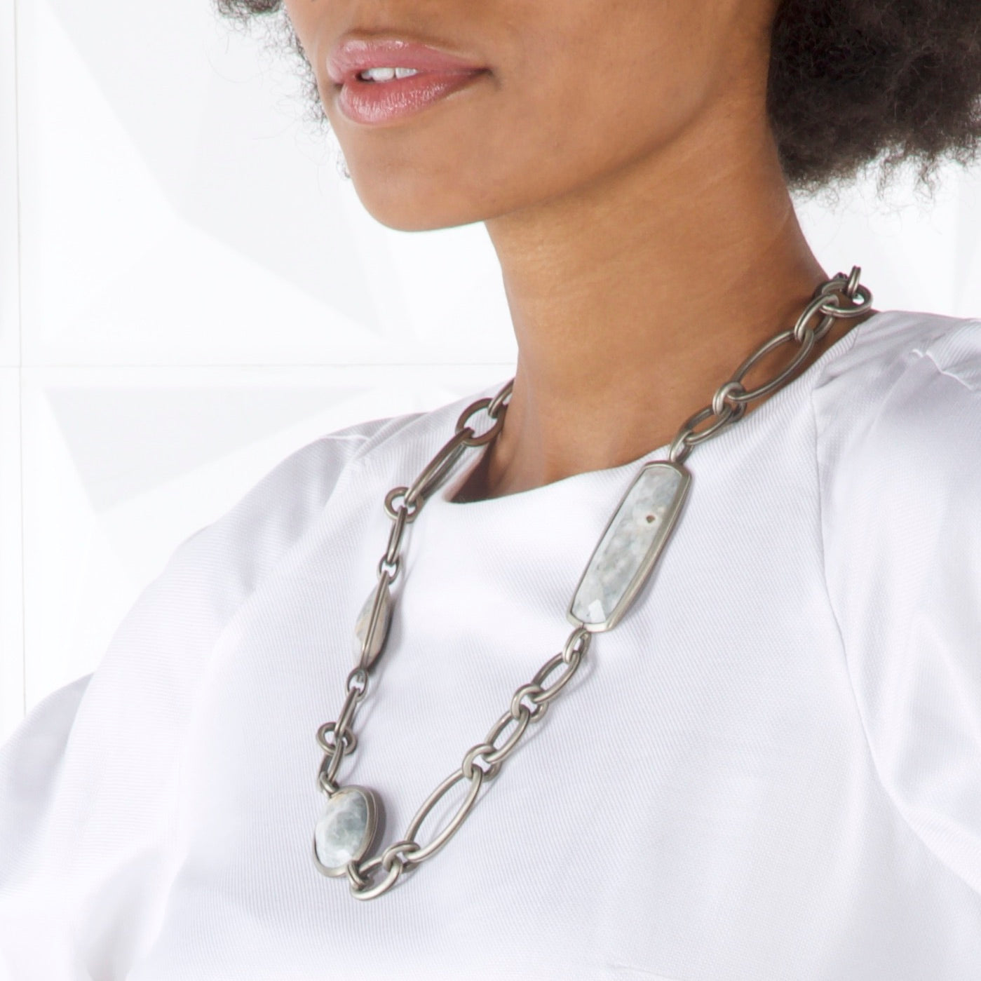 Chain & Jewel Necklace by Darby Scott