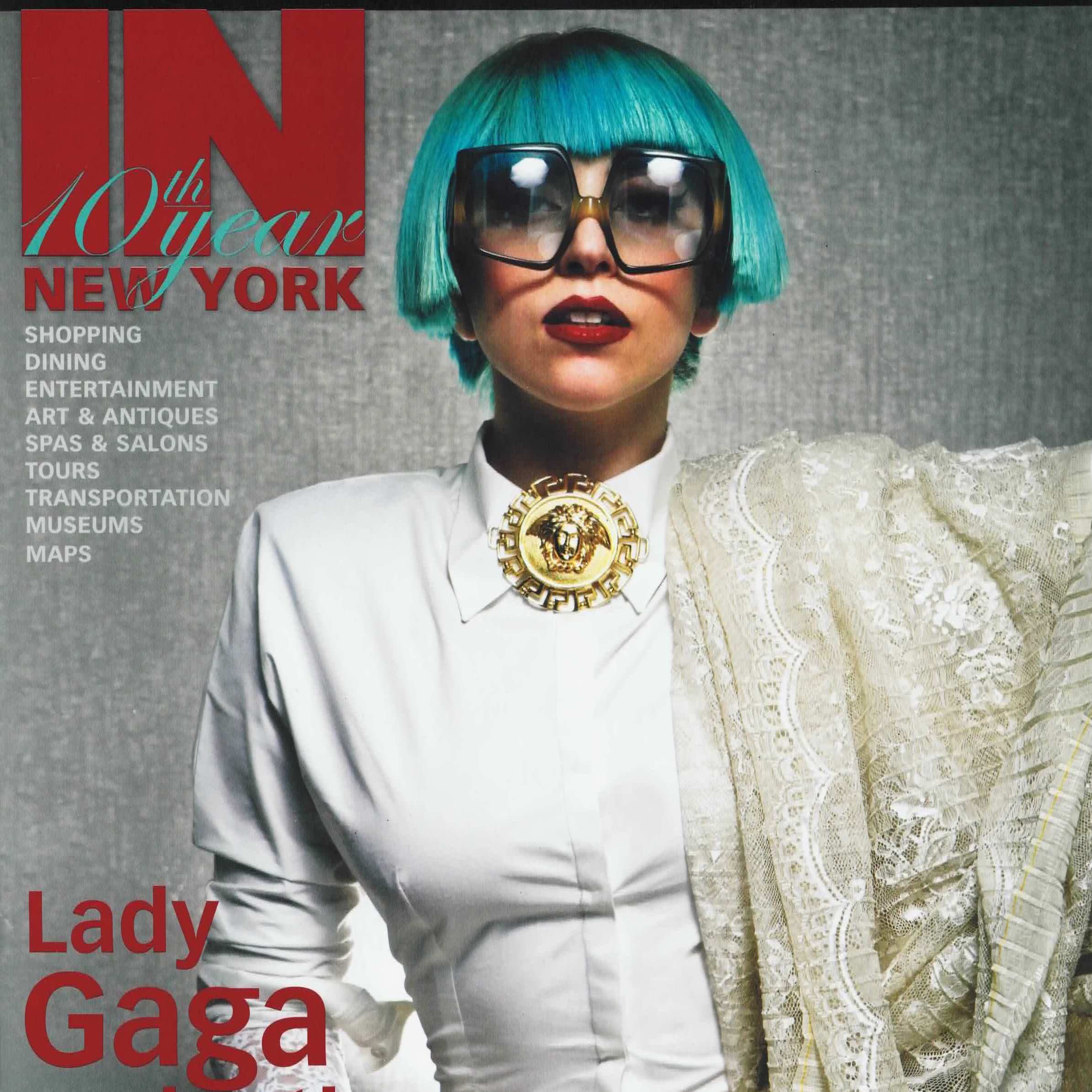Lady Gaga on the Cover of In New York December 2011