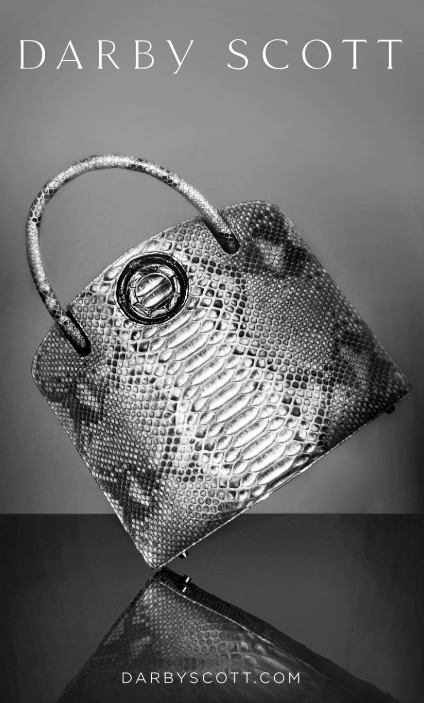 Python Annette Top Handle Tote by Darby Scott 