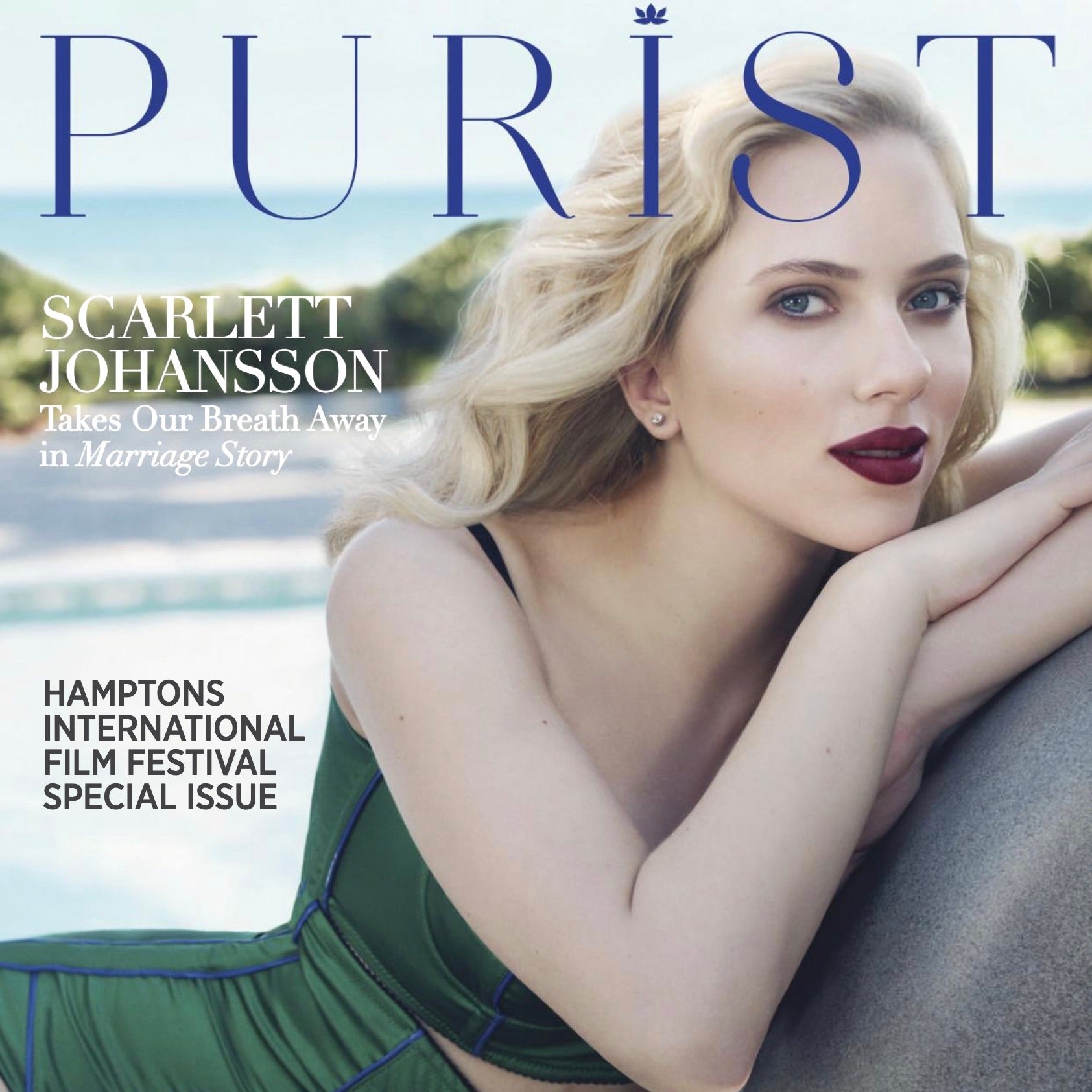 Cover of Purist Magazine Fall 2019 Issue with Scarlett Johansson on cover