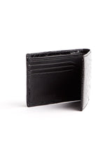 Black Nile Crocodile Classic Slim Bi-Fold Wallet, Inside Card Slots- Darby Scott