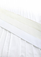 Ivory, White & Pure White Ribbon Belts