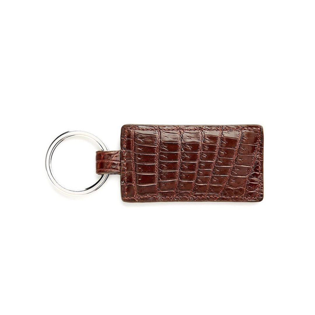 Brown Crocodile Key Ring - Darby Scott