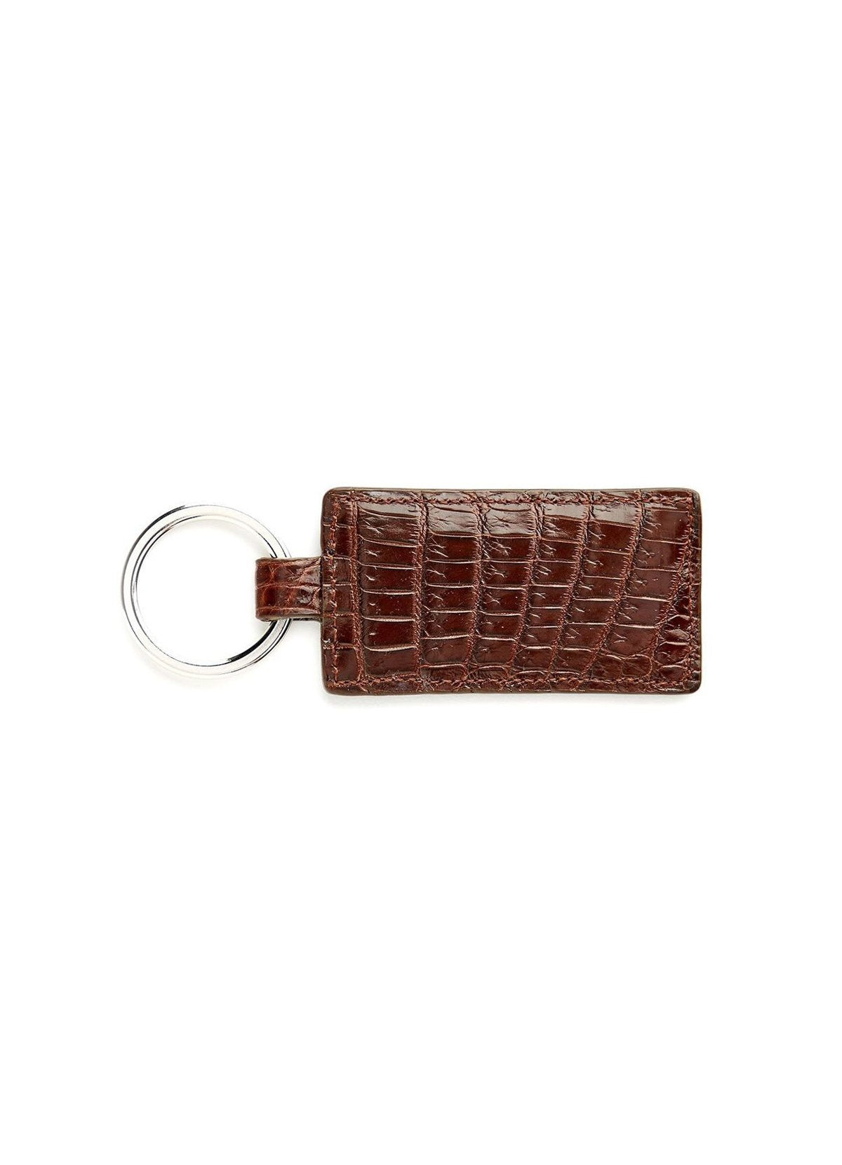 Brown Crocodile Key Ring - Darby Scott