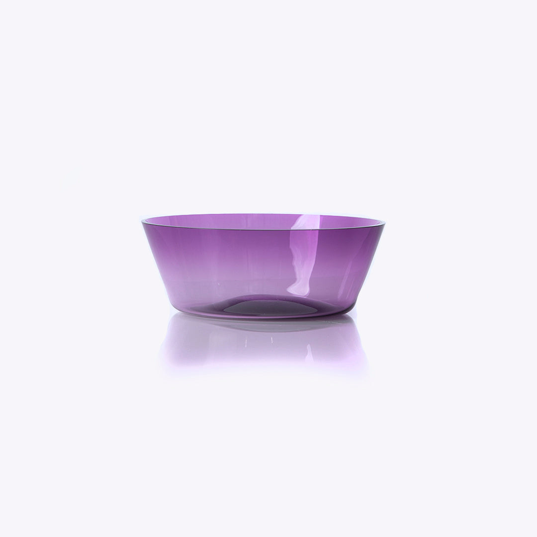 Hand Blown Amethyst Glass Candy Bowl 