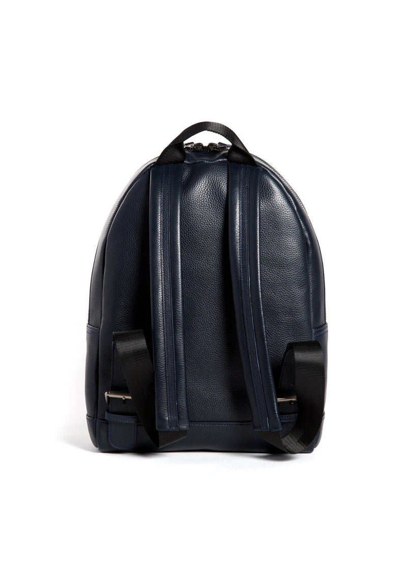 Stuart Backpack in Navy Leather | Darby Scott